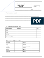 Grade 8 Lesson 01 Practise Paper - English