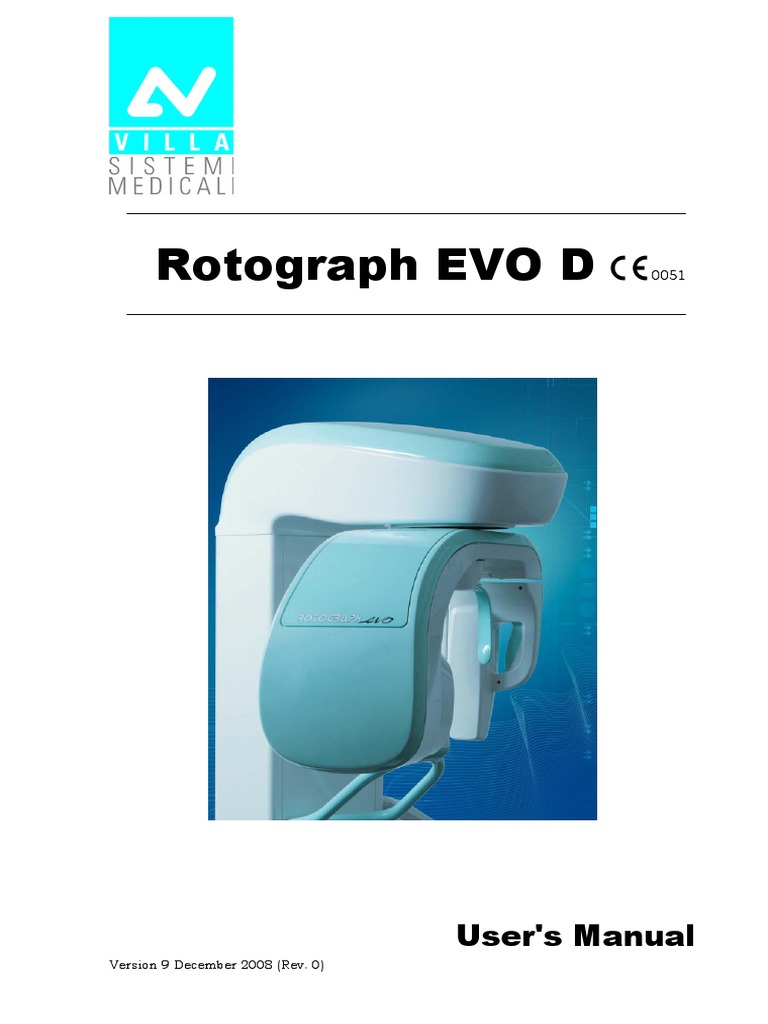 Rotograph EVO D User Manual | PDF | Waste Management | Medical Device