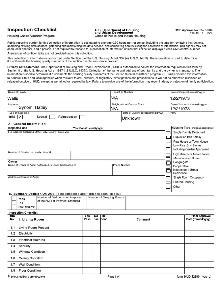 2022 Self-Inspection Checklist Guide | PDF