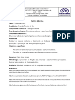 Plano de Aula e Questões Diabetes Mellitus PDF