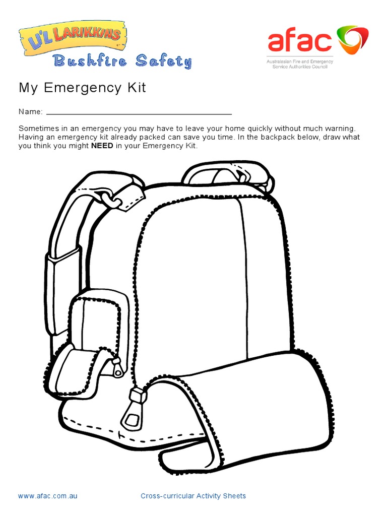 LL My Emergency Kit Template PDF PDF