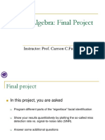 Eigenface Project: Facial Identification Using PCA