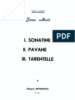 Absil - Op. 125 Sonatine, Pavane Et Tarentelle