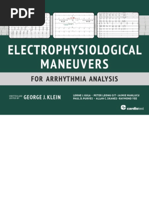 Electrophysiological Maneuvers For Arrhythmia Analysis