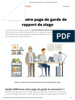 Page de Garde Rapport de Stage - Conseils Et Exemple - Adobe