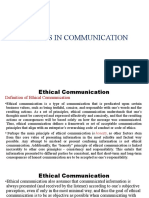 Ethical Communication