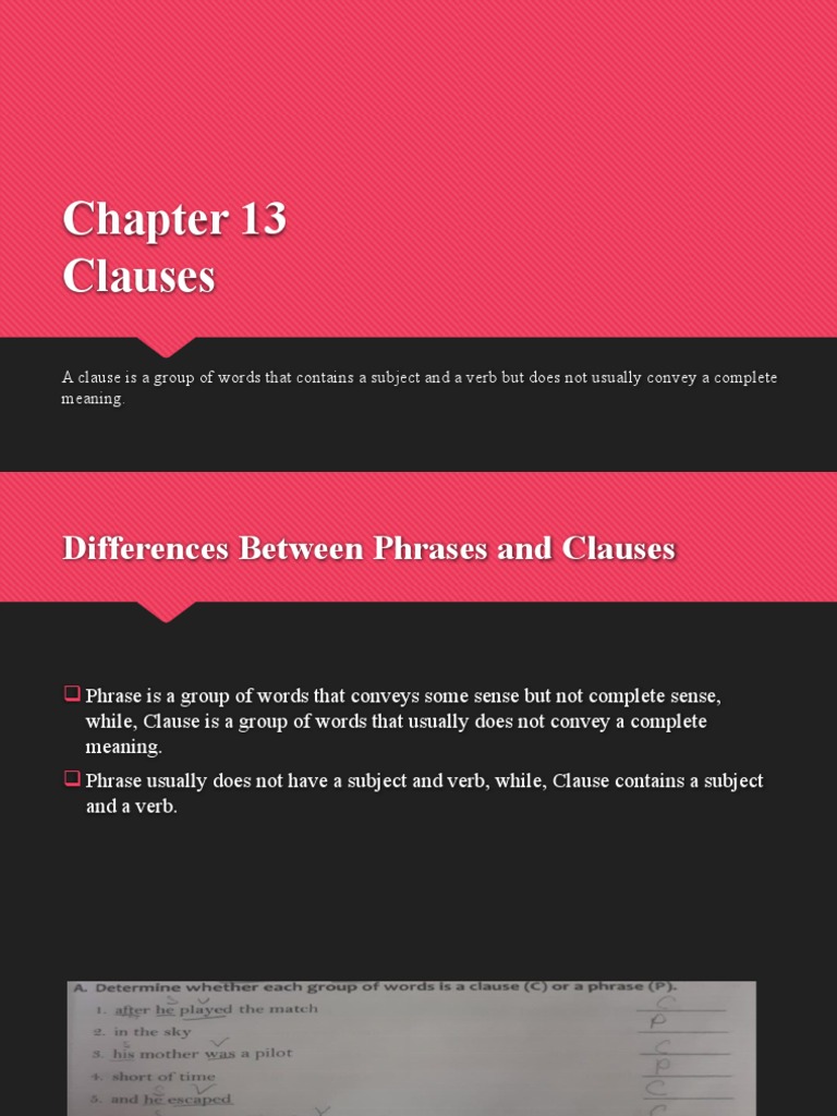Clauses: Definitions and Examples | PDF | Language Arts & Discipline