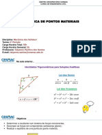 Estática de Pontos Materiais