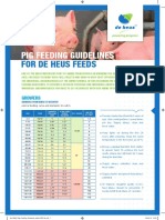 Pig Feeding Guidelines: For de Heus Feeds