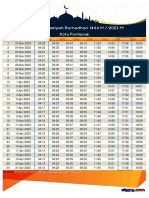 Imsakiyah Ramadhan 1444H 2023M Kota Pontianak PDF