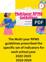 Multi Year RPMS PPST DM - 008s2023 PDF