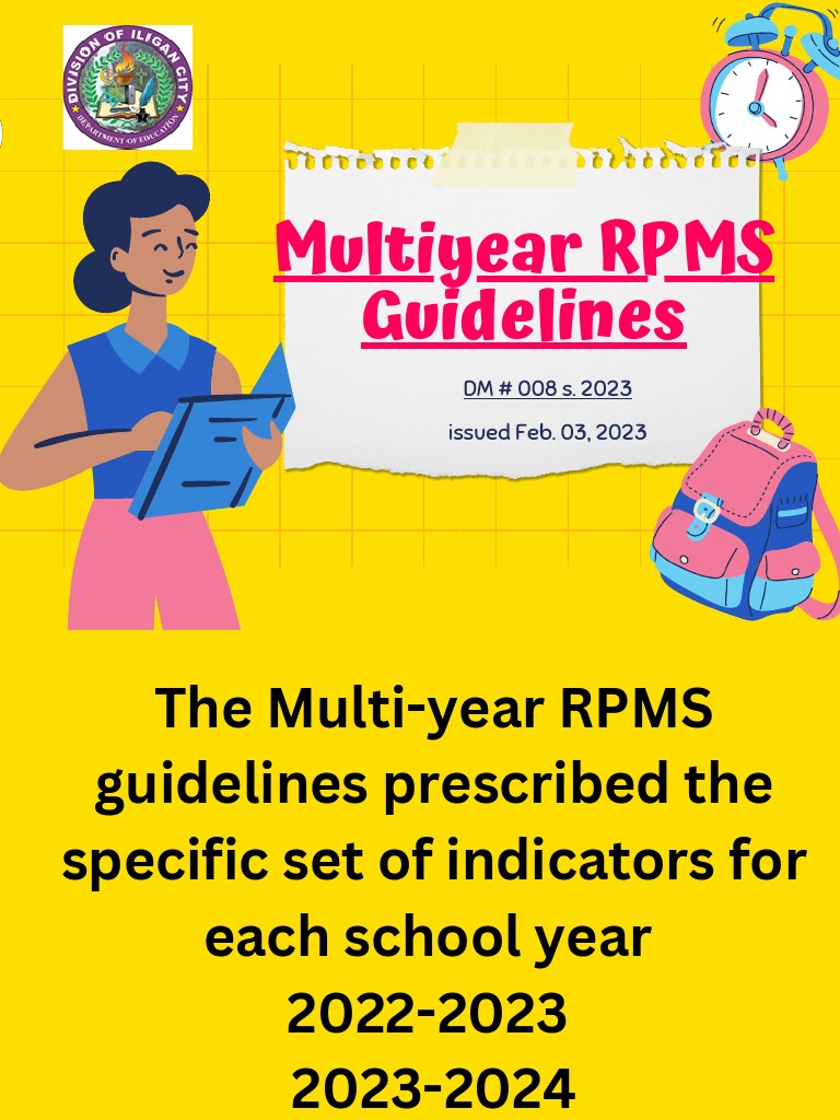 Multi year rpms ppst dm 008s2023 pdf pdf