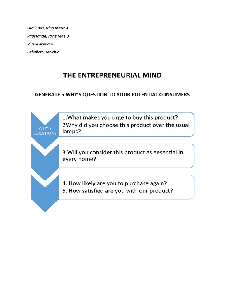 5 Why Questions | PDF