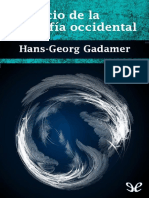 El Inicio de La Filosofia Occid - Hans-Georg Gadamer PDF