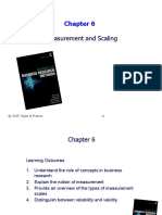 Ch6 Measurement&Scaling