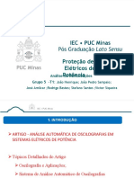 Apresentação - ANÁLISE AUTOMÁTICA DE OSCILOGRAFIAS EM SISTEMAS.1