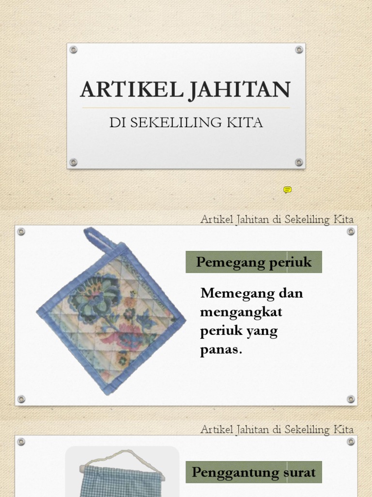 BBM RBT 5 W1 Artikel Jahitan PDF | PDF