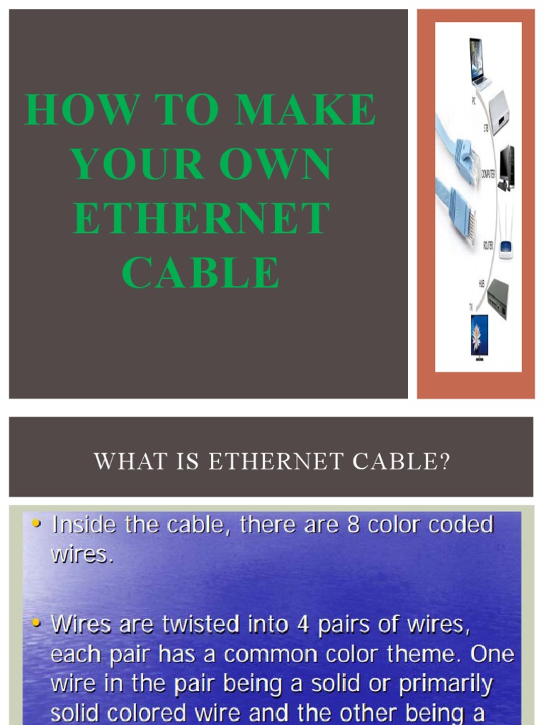 How To Make Your Own Cable PDF