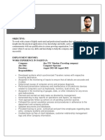 RESUME (Haroon) PDF