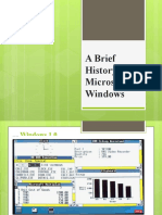 A Brief History of Microsoft Windows