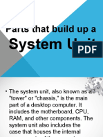 System Unit Parts Functions