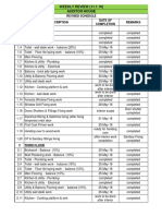 Auditor House Revised Schedule