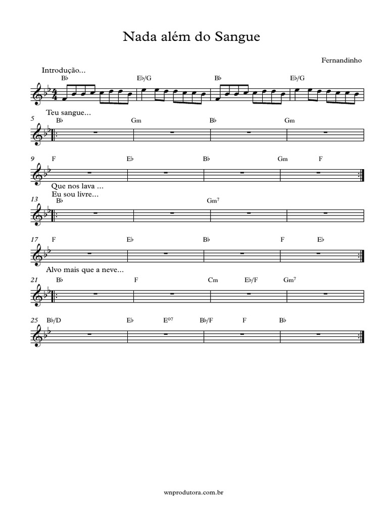 Nada Alem Do Sangue PDF