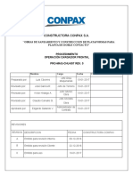 Procedimiento Operacion Cargador Frontal