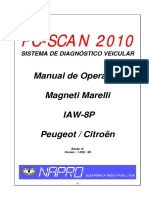 Manual do Sistema de Diagnóstico IAW-8P