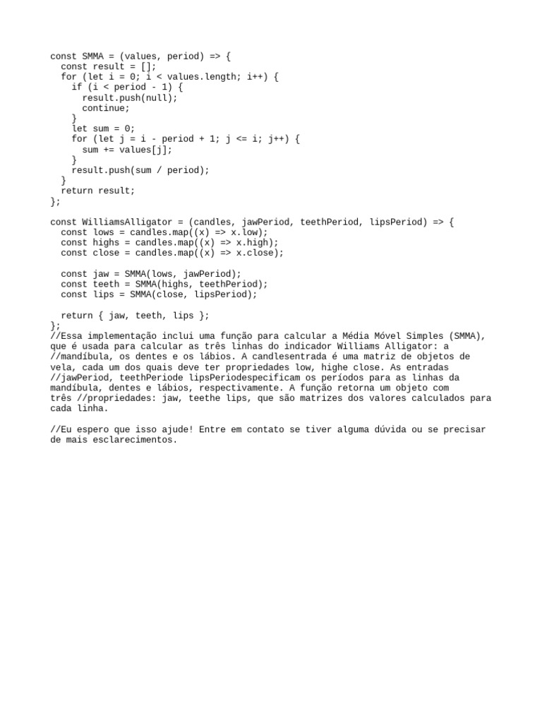 Alligator Williams modelo 0 PDF