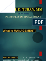 Principles of Mgt. PPT Presentation