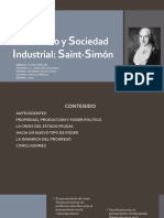 Socialismo y Sociedad Industrial-Saint Simon
