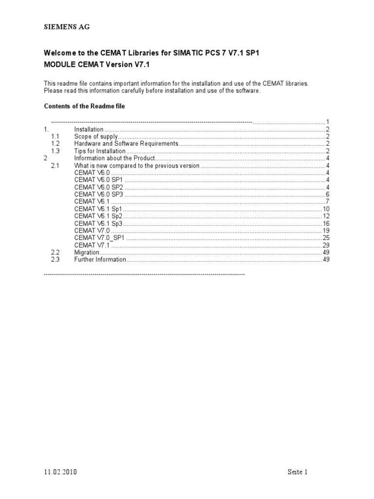 Siemens Ag: Contents of The Readme File | PDF | Computer File | Icon ...
