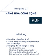 Bài giảng 23. Hnagf hóa công cộng