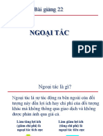 Bài giảng 22. Ngoại tác