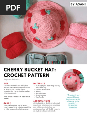 Strawberry Bucket Hat