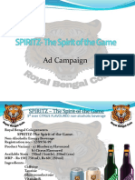 Promoting Spiritz Non-Alcoholic Energy Drink