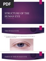 PRESENTATION ON THE STRUCTURE OF THE HUMAN EYE Biology