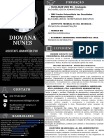 Currículo Diovana Nunes Pouso Alegre 2022