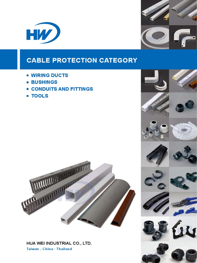 HW Catalogue Cable Protection 17C | PDF | Electrical Wiring | Duct (Flow)