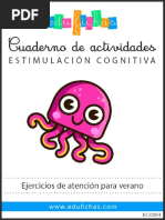EC0004 Cognitiva Atencion Verano Edufichas