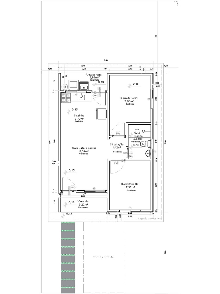 Planta Baixa de Casa 150m² | PDF