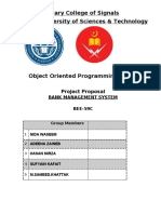 Bank Mangment Proposal