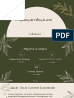 Lingkungan Sebagai Aset: Kelompok: 1