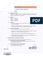 Informe Pruebahidraulica