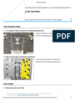 Replacing the Fuel Filter