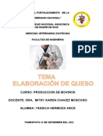 Elaboracion de Queso PDF