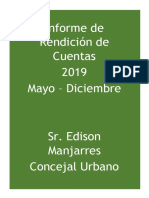 Informe de Labores C. MANJARRES EDISON