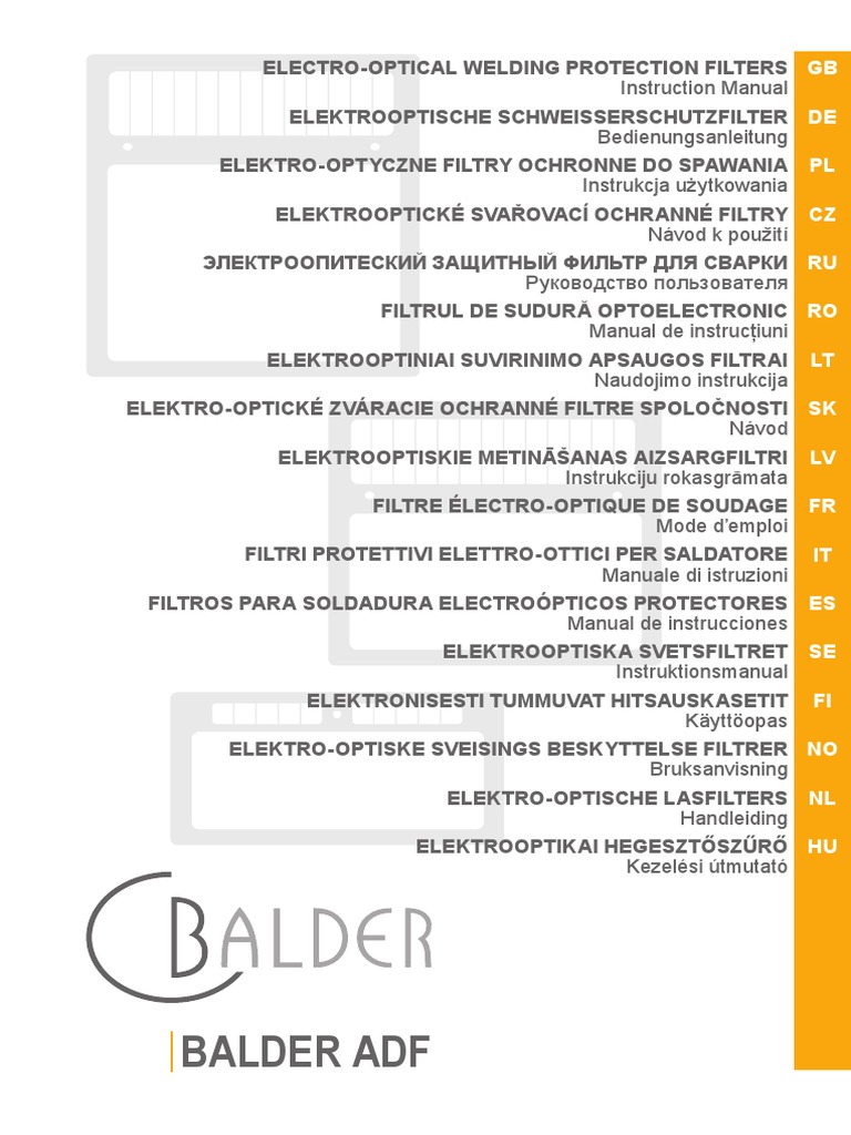 Balder Manual Adf | PDF