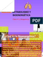 Metabolismo y Bioenergética